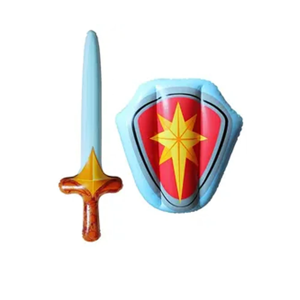 HOT sale Inflatable Sword and Shield Warrior Weapons for kids toy