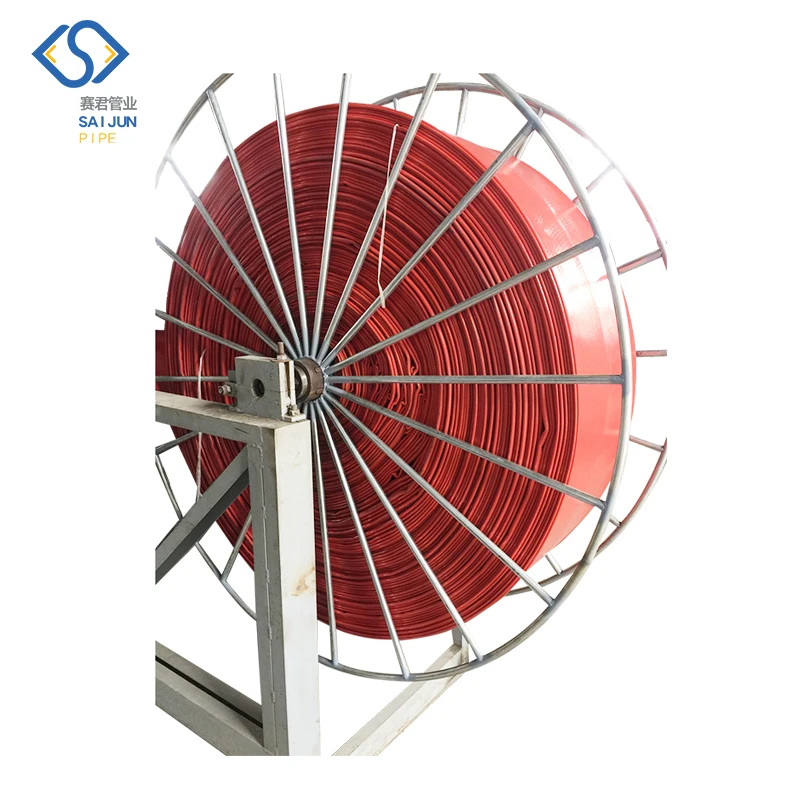 14 inch blue PVC layflat hose