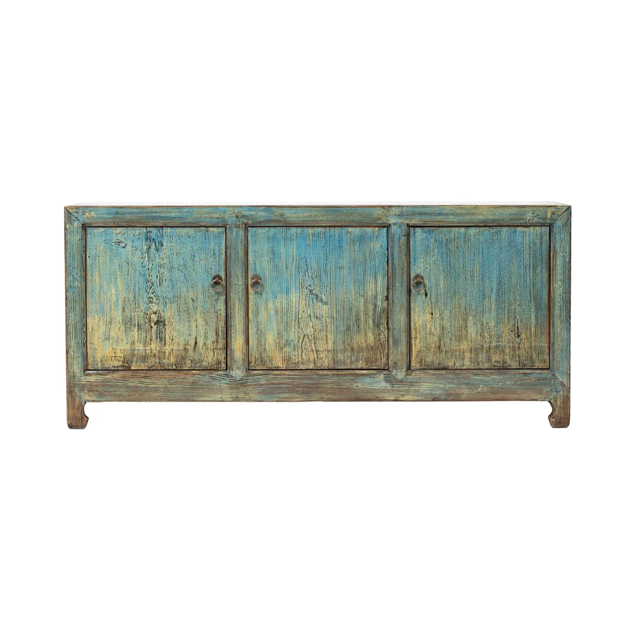 Chinese Antique Solid Wood Hand-painted TV cabinet