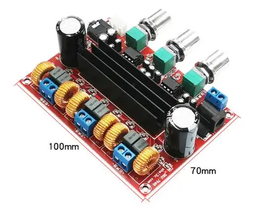 TPA3116D2 power 2*80 Вт + 100 Вт Режим 2,1 канальный цифровой усилитель мощности высокой мощности HW-302B