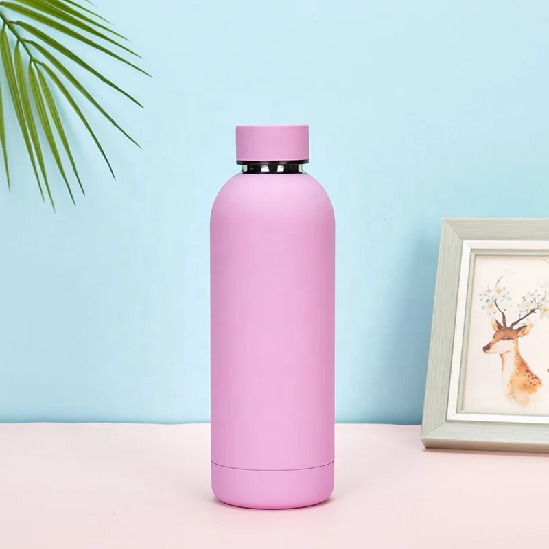 Stainless Steel Double Wall Metal Thermos Reusable Leak Proof BPA Free Flask Keep Hot Cold Sport Gym Coffee School Water Bottles