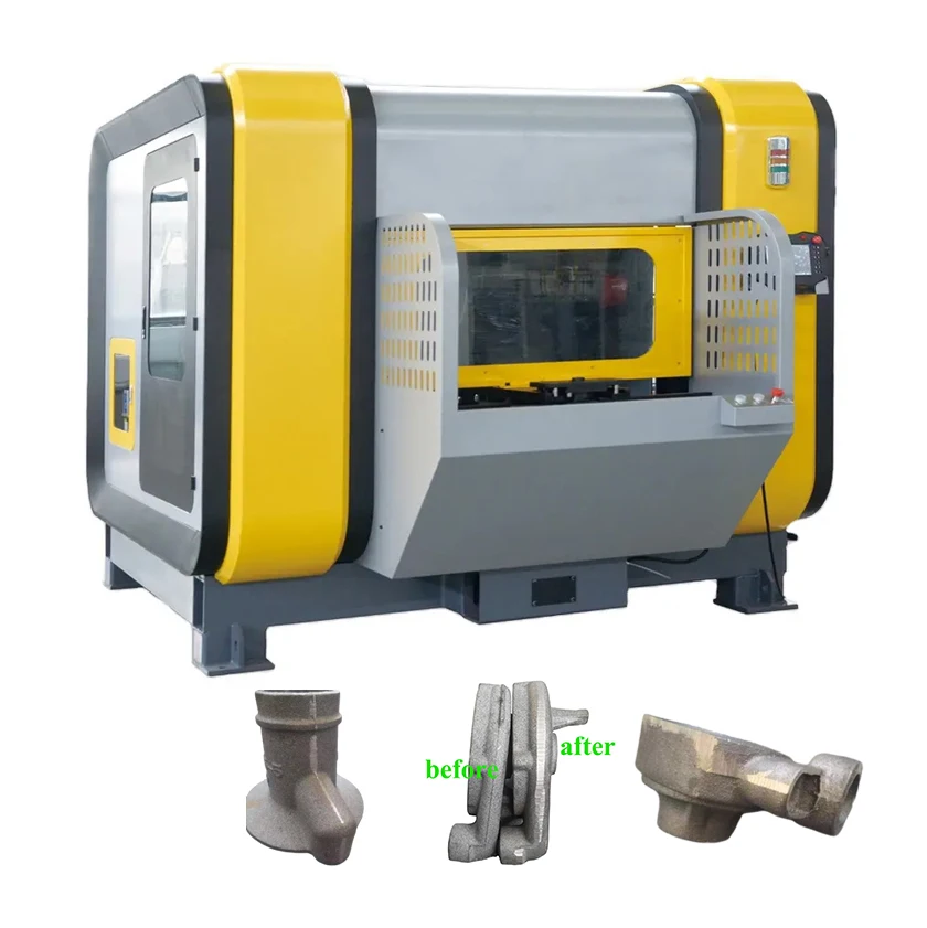 Intelligent Casting Grinding Workstation Customized Cast Iron CNC Sanding Deburring Grinding Machine