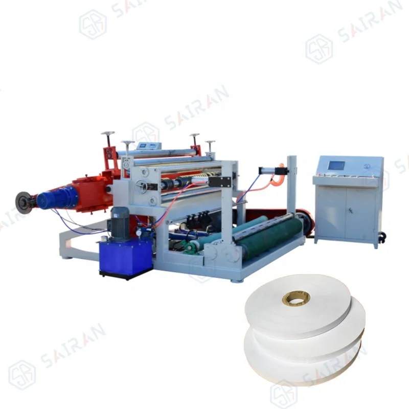 New design good quality tea board corrugated kraft core paper slitting machine