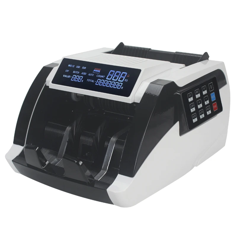 XD-1005 Multi-Currencies Money Counting Machine  Sensitive Money Detectors Bill Counters Fake Money Detector Cash Counter
