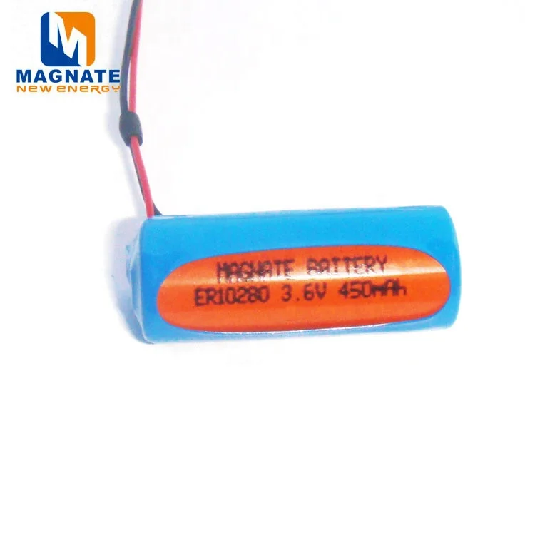 Lisocl2 батарея ER10280 3,6 В 450 мАч с проводами и разъемом Molex батарея с вкладками