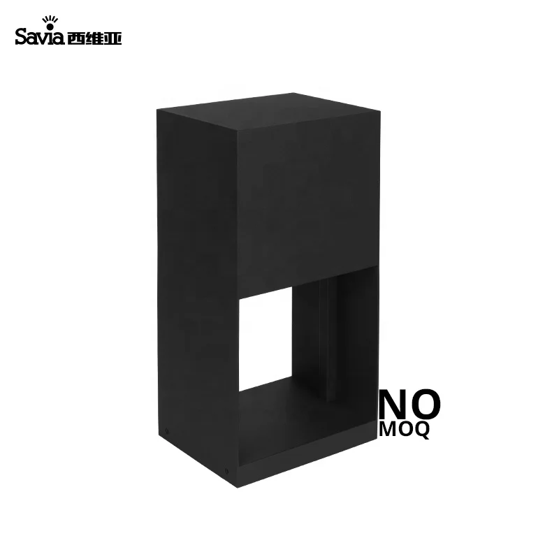 Savia LED Outdoor Lantern Post Bollard Light Industrial Retro Column Lamp Pathway Driveway Floor Lawn Landscape Garden Lighting