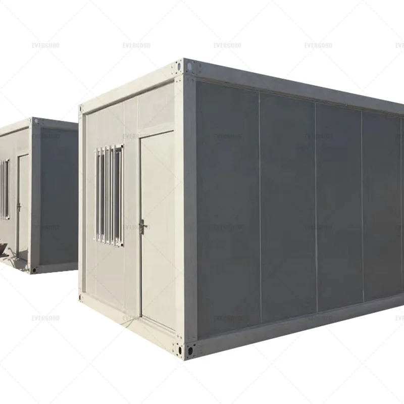 Cheap light steel structure modular container homes 20 ft prefab flat pack shipping container tiny houses