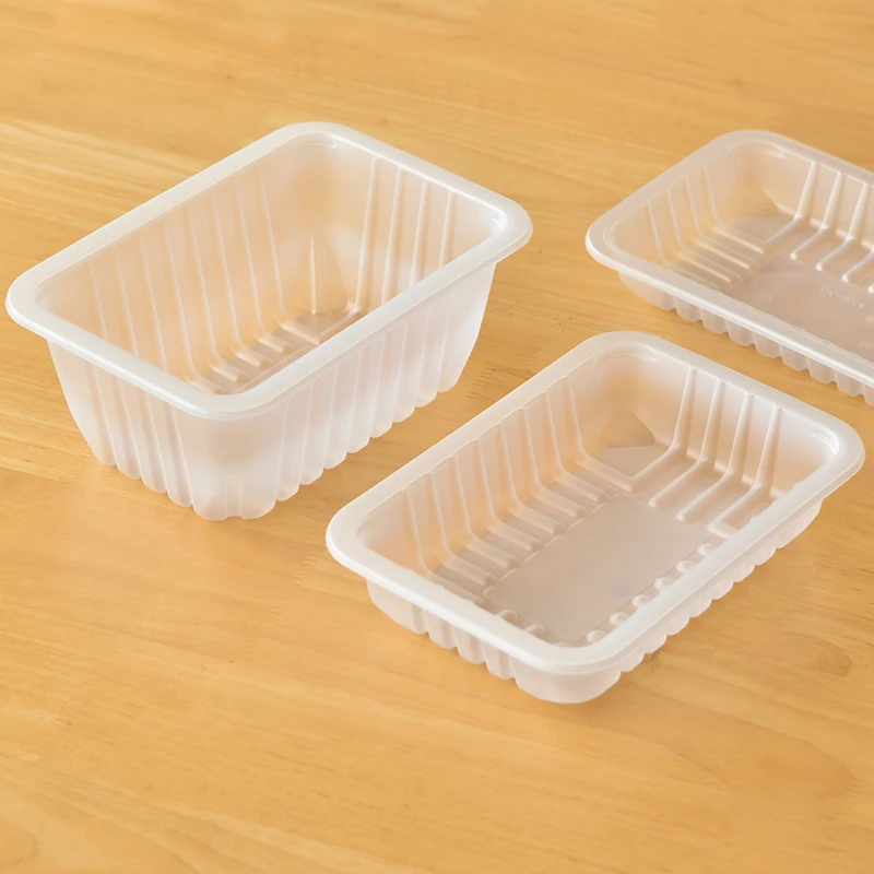 Supermarket Disposable Tray Meat Seafood Plastic Packaging Plate Vegetable Fruit