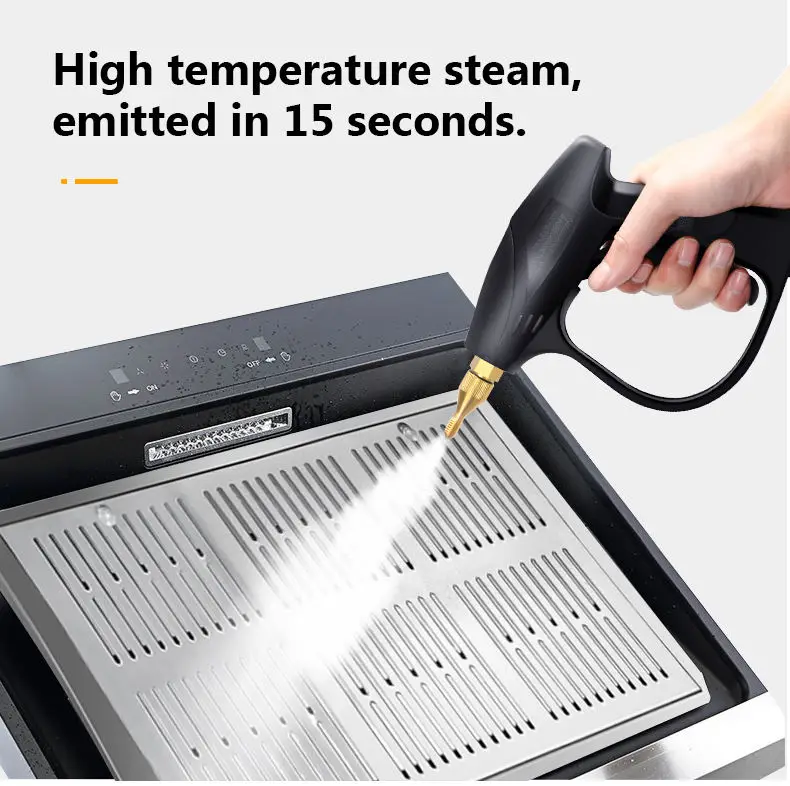 Multi-purpose high pressure adjustable dry and wet steam car wash portable steam cleaner