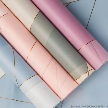 Водонепроницаемая оберточная бумага с магнитным полем в форме букета цветов