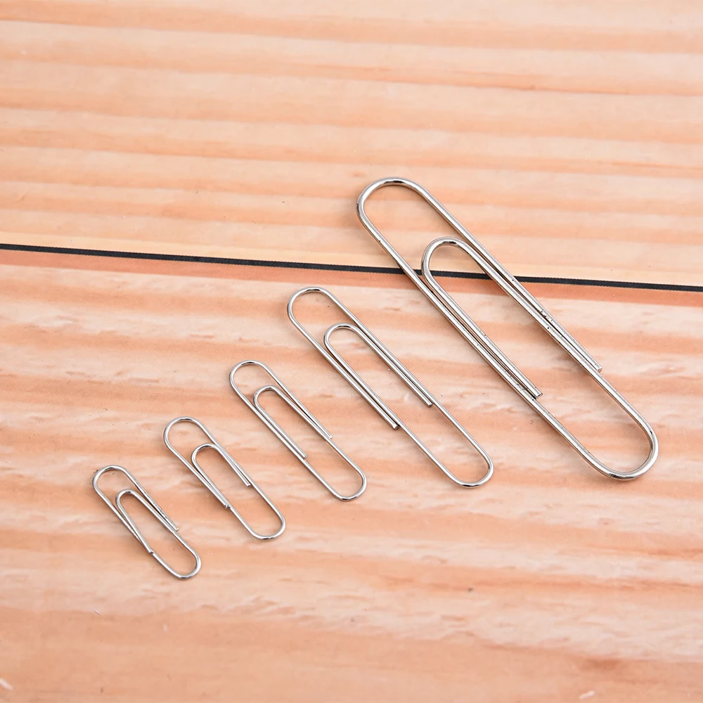The metal paper clips series 25mm, 28mm, 33mm, 50mm, 78mm, 24mm with best price custom paperclips