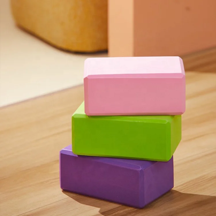 ZHOYA SPORT Factory Directly Low MOQ Ready to Ship Lightweight High Density EVA Foam Yoga Block Non-Slip