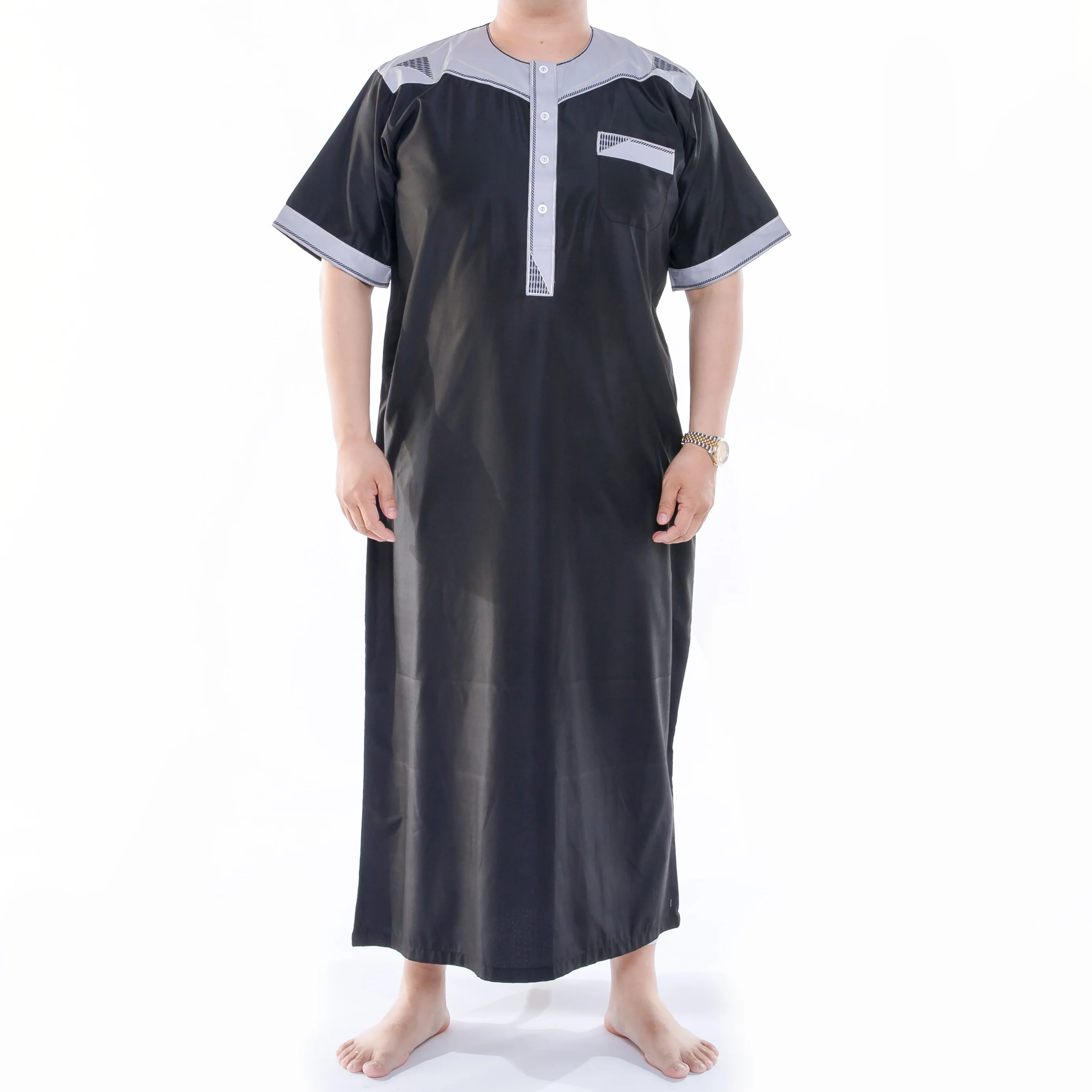 Muslim Moroccan Men Clothing Djellaba Handmade and Embroidered Breathable hooded Medium arab thobe jalabiya men djellaba man