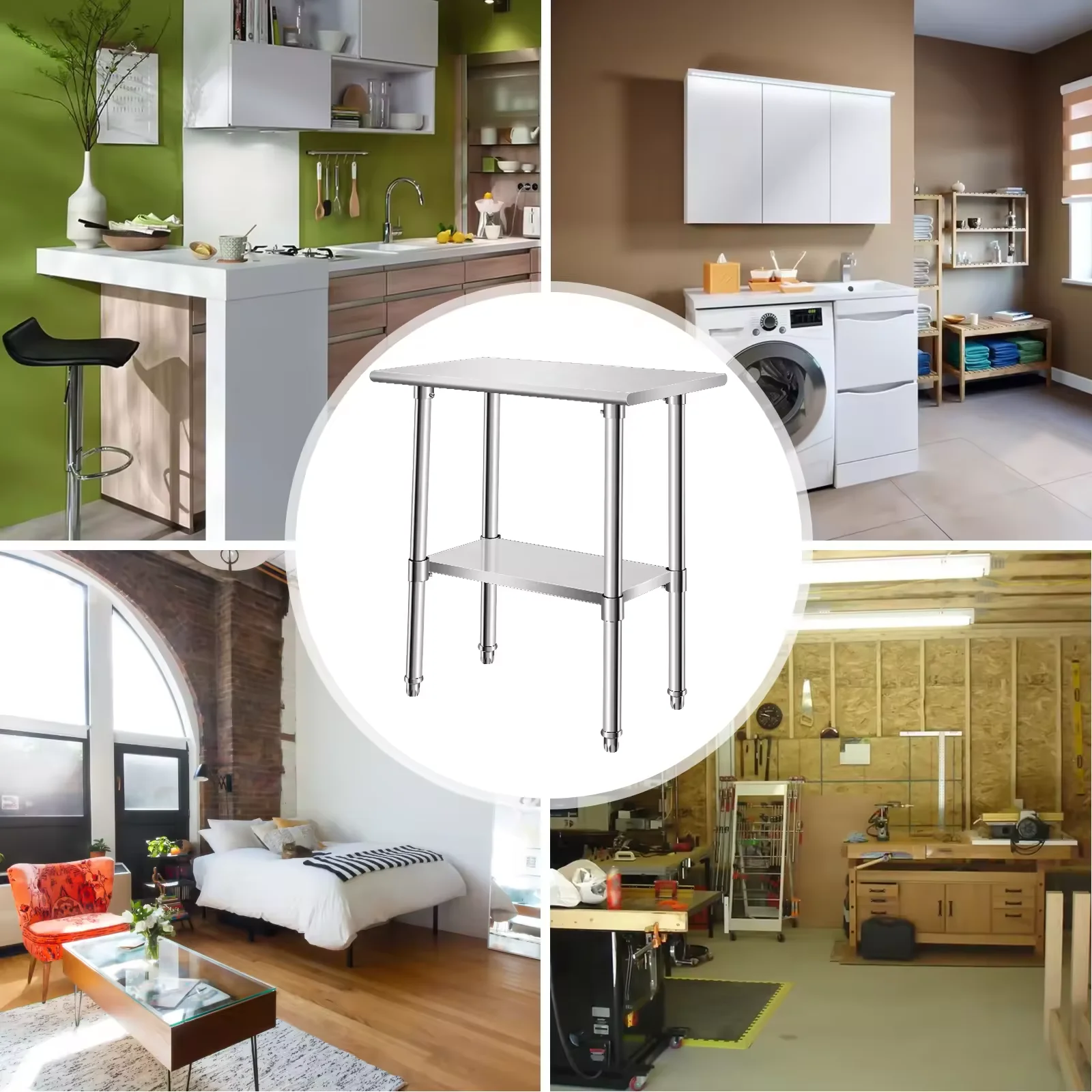 New Technology Kitchen Worktable Stainless Steel Industrial Custom Workbench With Cheapest Price