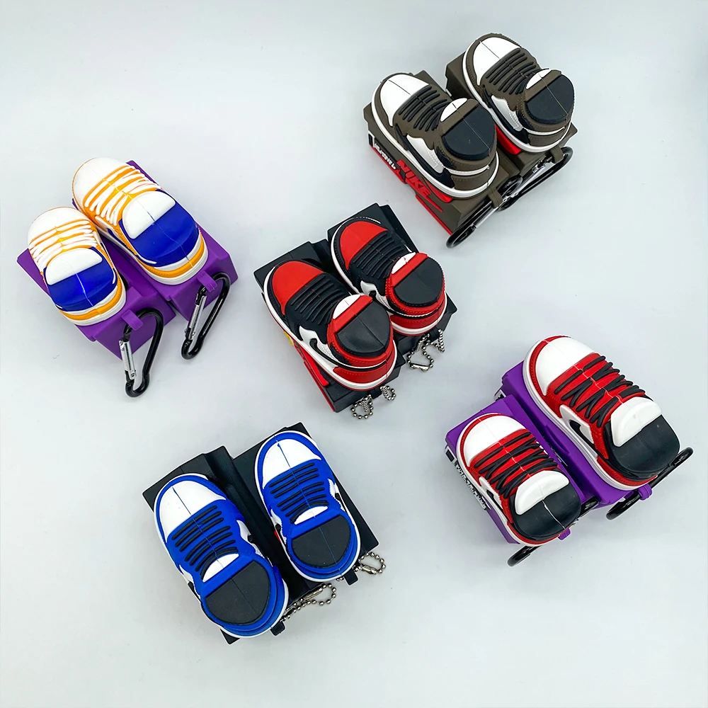
2020 Fashion silicone shoe box style Airpod case For Airpods pro case For design Airpods case 