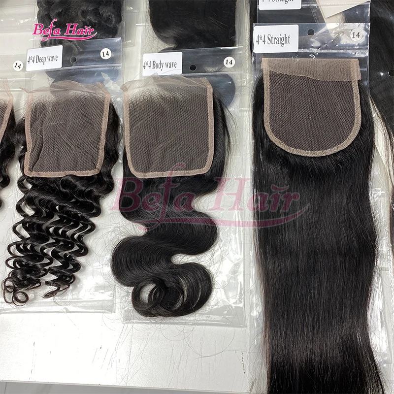 4*4 5*5 6*6 7*7 13*4 13*6 HD Film Thin Lace Frontal And Closure With Bleach Knots Prepluck Hairline HD Lace Closure