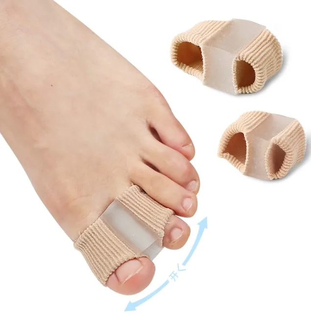 Fabric SEBS Bunion Corrector Fiber Toe Separat Hallux Valgus Relief Toe Divider Foot Care Insole For Overlapping
