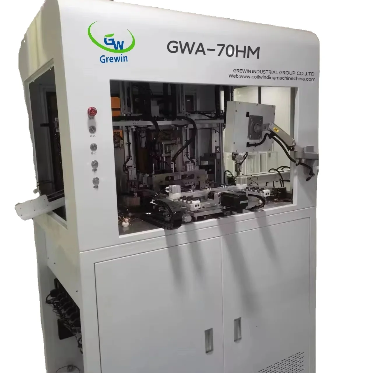 GWA-70HM Fully Automatic Plc Controller Ferrite Magnet Silicon Steel Core Toroidal Transformer Winding Machine for inductor