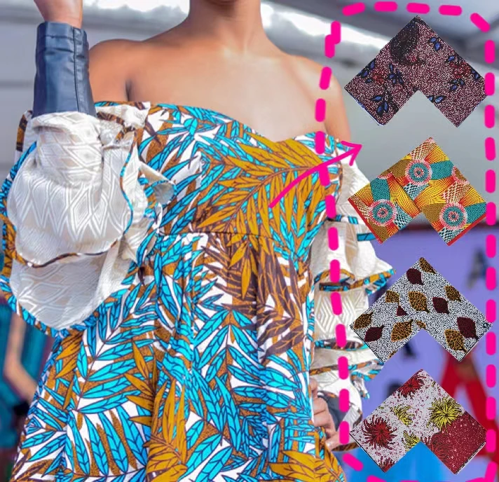 Best Price Wholesale African Wax Print Fabric Hollandais 6 Yards