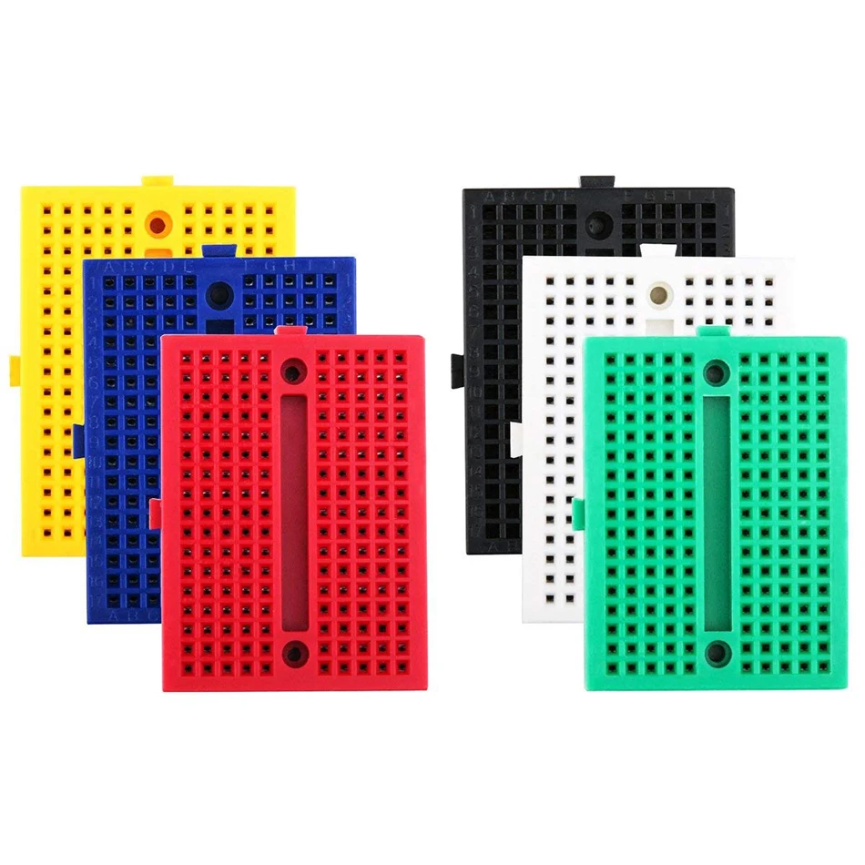 Mini Small Size 170 Tie-points Solderless Breadboard Prototype Protoboard PCB Board for for Arduino DIY Electronic Kits