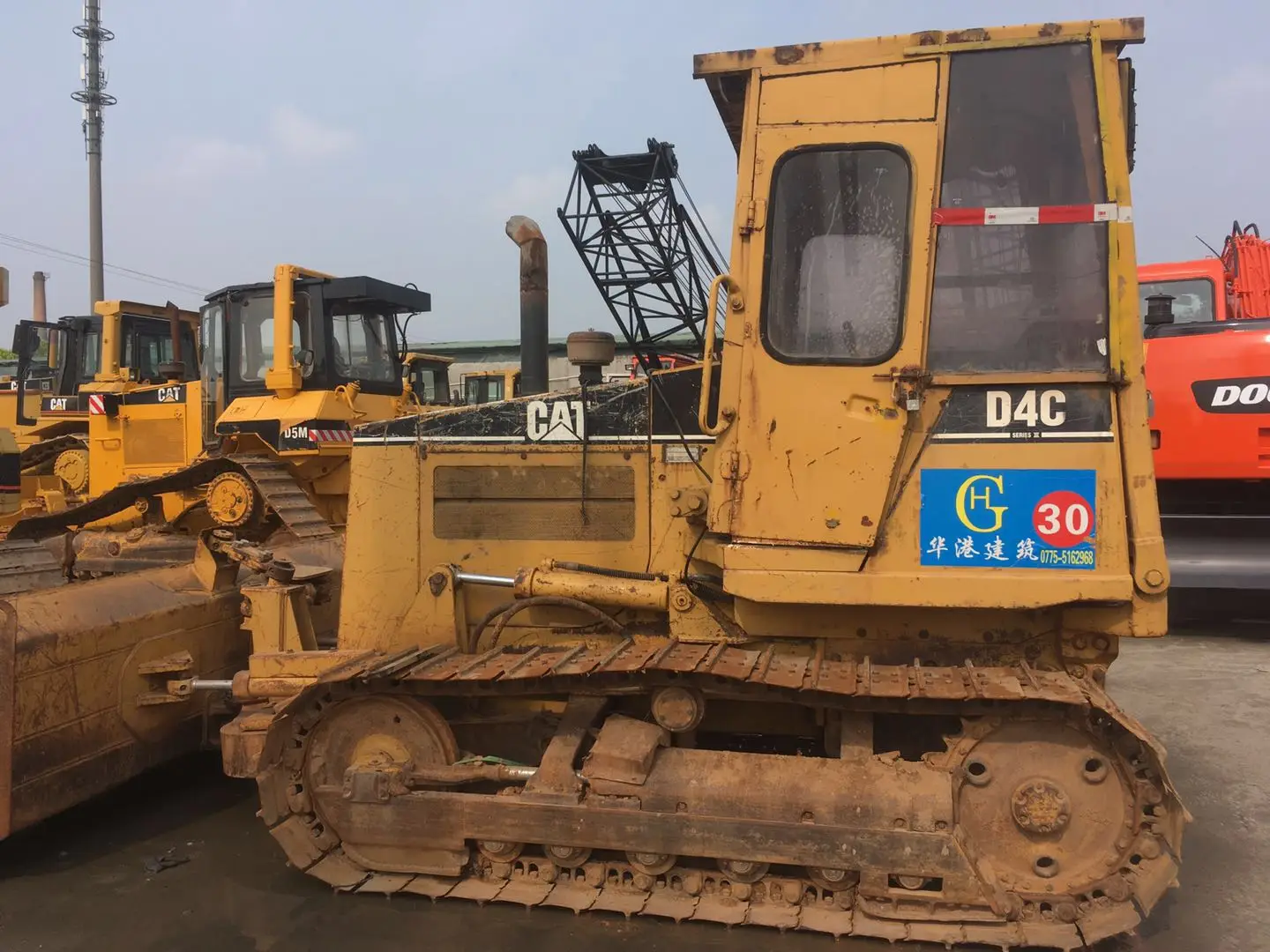 Used CAT D4C D4H Dozer CAT D4 Bulldozer For Sale