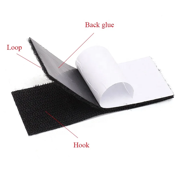 Quality Strength Hook and Loop Strap 1 Inch 25mm Self Adhesive Velcroes Tape