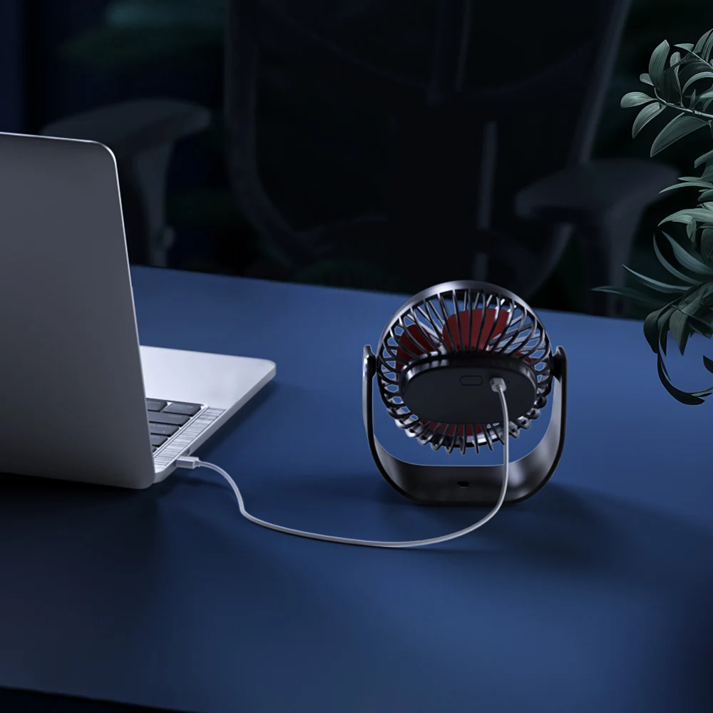 RTS 2024 new design portable household car outdoor usb fan rechargeable multi-color mini fan summer gift classic desktop fan