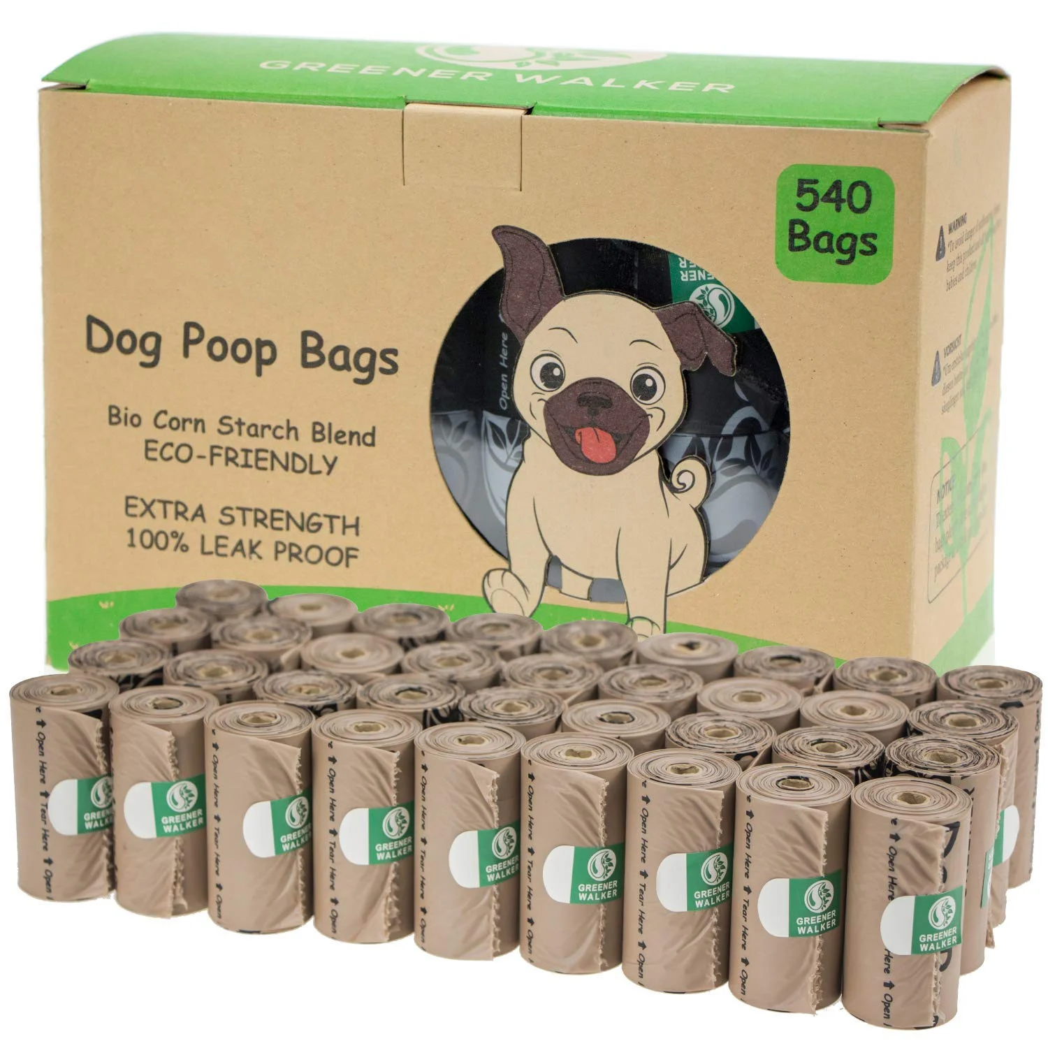 Extra Thick Strong 100% Leak Proof Biodegradable Dog Waste Bags Poop
