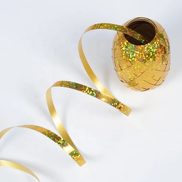 
Good quality plastic christmas curly ribbon egg, gift packaging home decoration ribbon eggs 