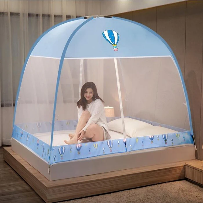 2022 OEM Custom Logo foldable large comfortable bed breathable mosquito nets