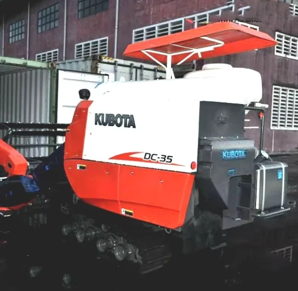 Высококачественный рисоуборочный комбайн Kubota DC35