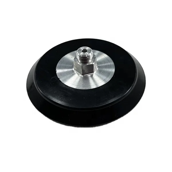100mm pneumatic flat round rubber suction cups silicone vacuum suction cups