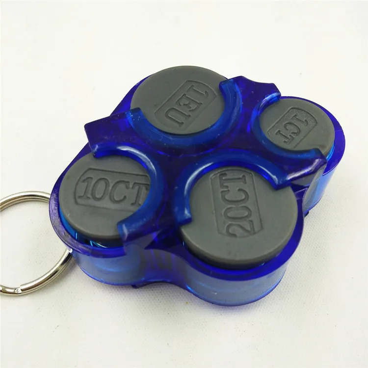 cheap coin boxes clear ps coin capsule plastic coin box