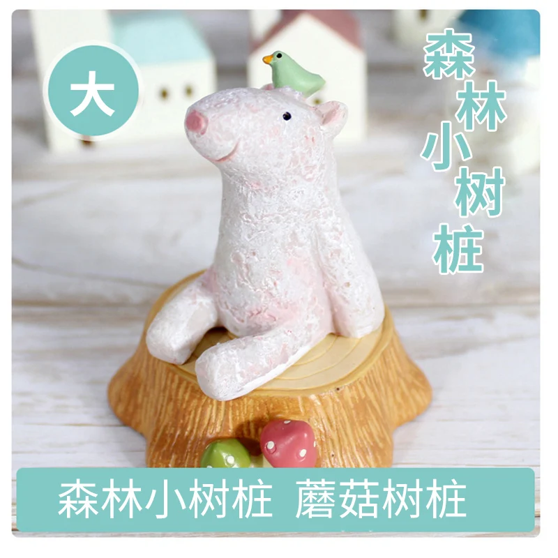 Полимерные Мультяшные корги, украшения для сада, Мини цветочный горшок