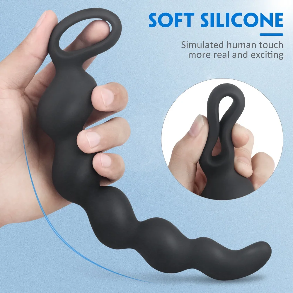 Fun Paradise soft silicone women men anal toys prostate massager long dildo butt plug anal beads sex toys for male