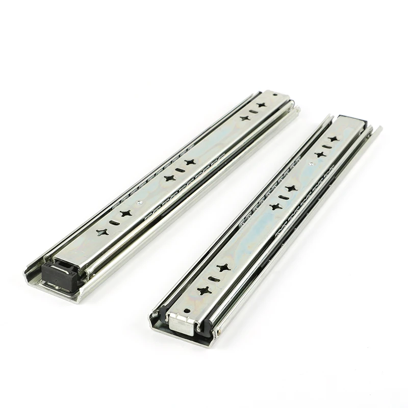 High quality heavy duty drawer slide high load 53mm wide 19mm thick carbon steel heavy slide 250 lb load