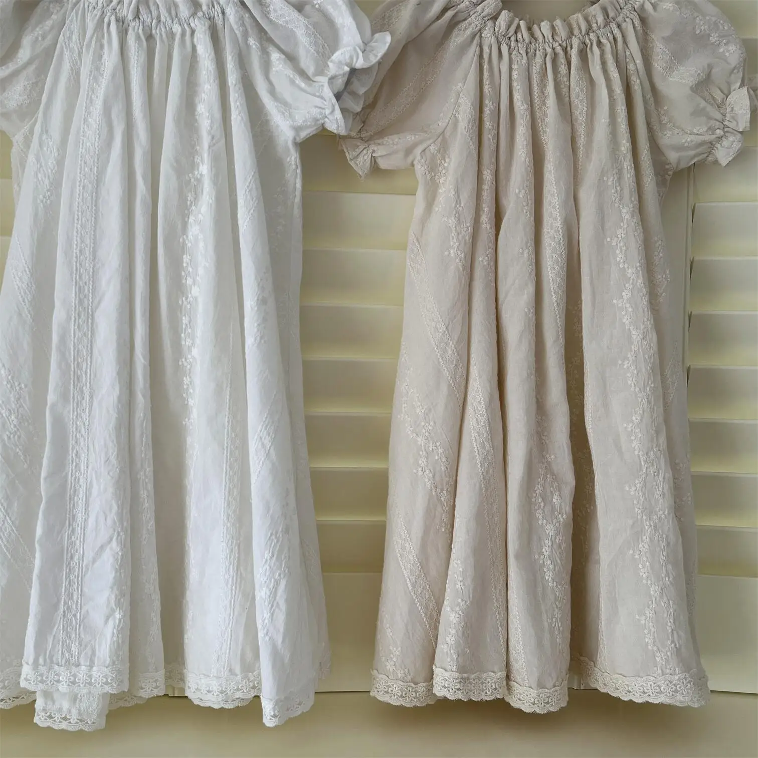 Children Girl Clothing Kids Clothes Solid Lace Up Floral Summer Short Sleeve Little Girls Dress with Ruffle Bow
