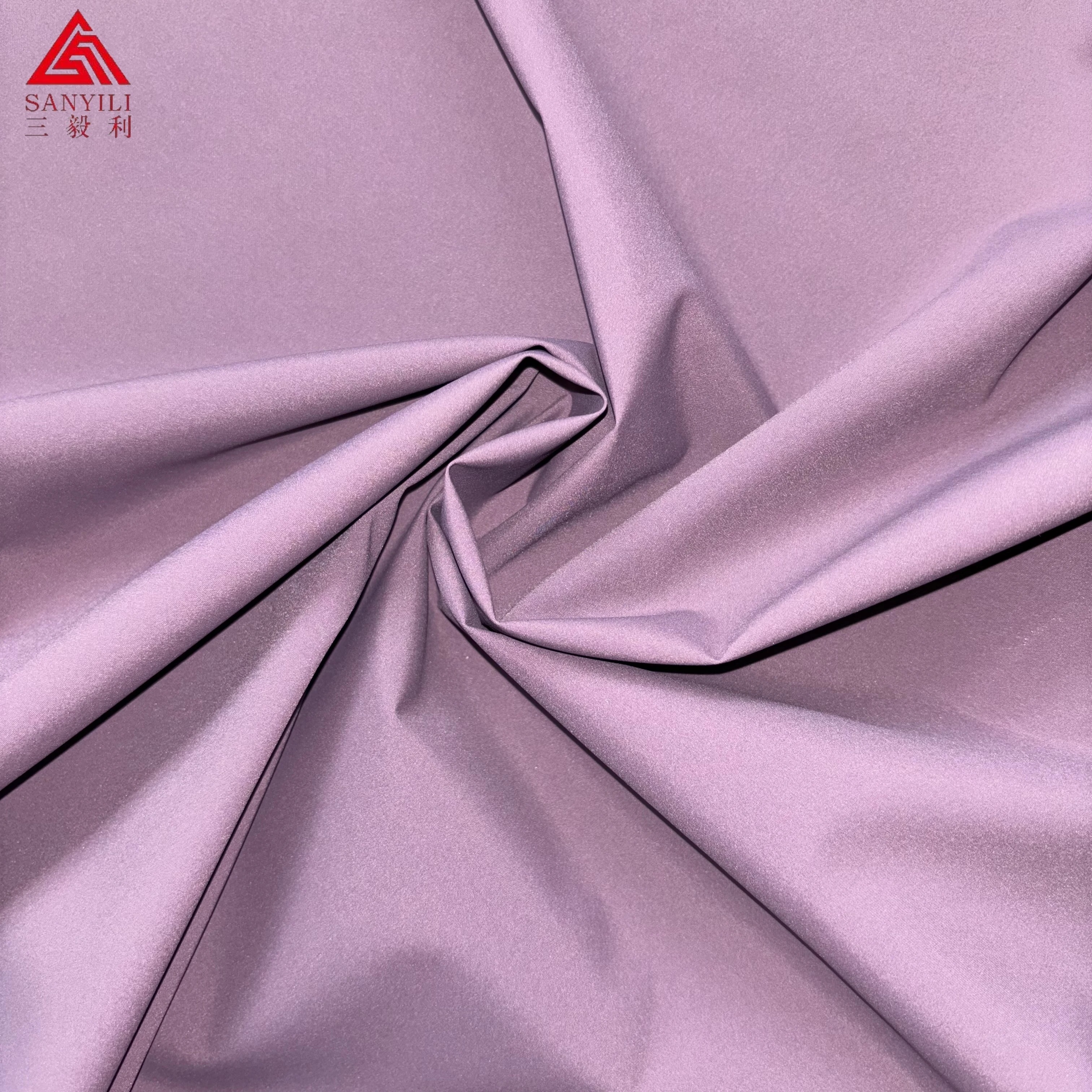300T polyester pongee fabric 2 lay composite breathable fabric for lining for clothing