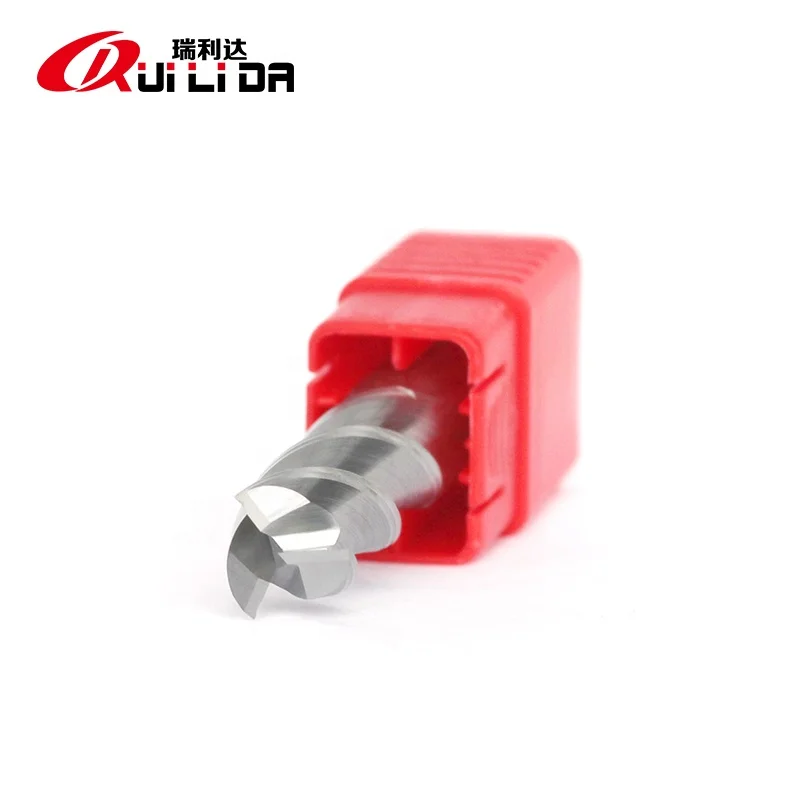 HRC55 polishing solid carbide end mill cutter fresas molino final cnc router bit set for Aluminium