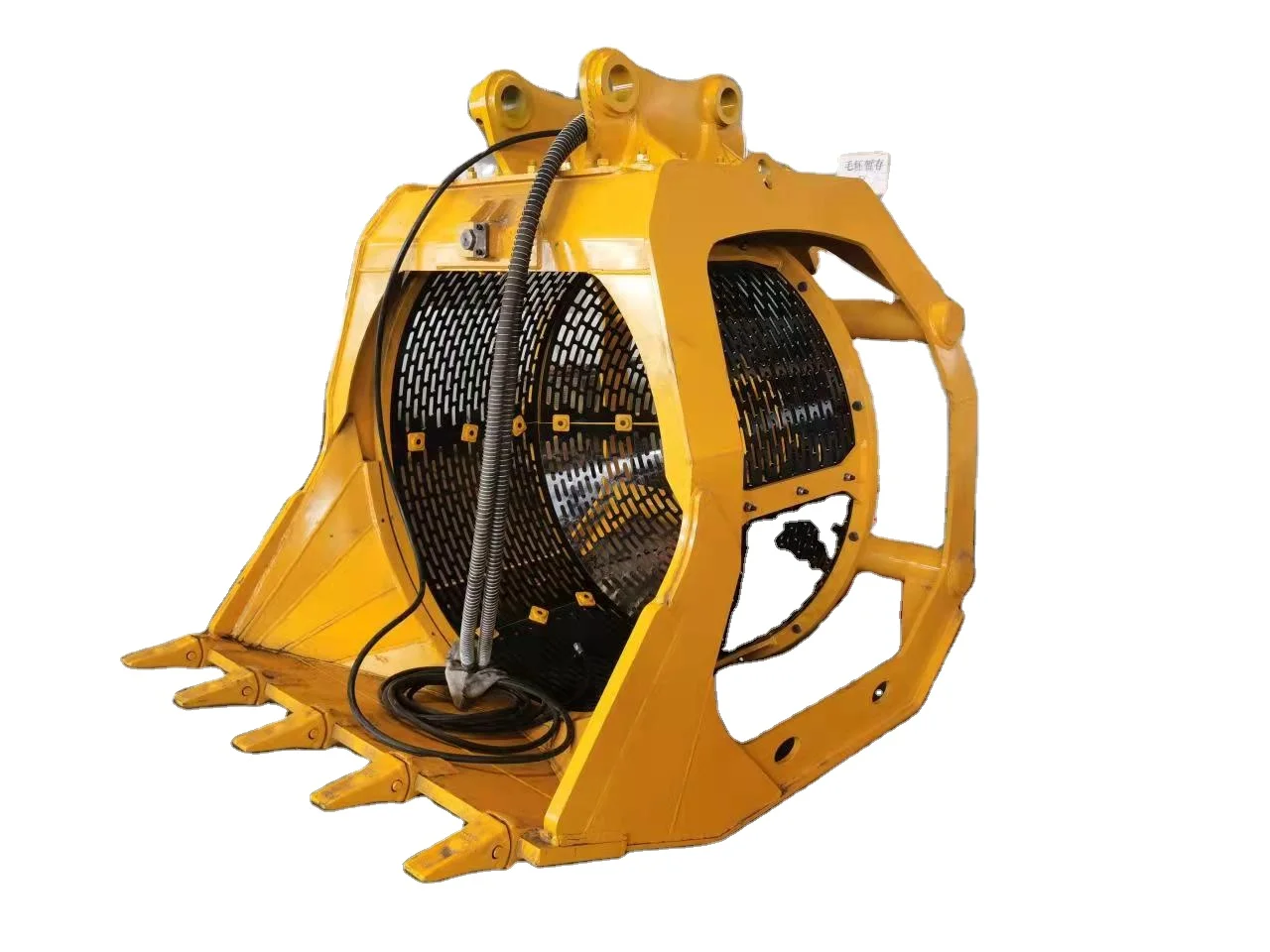 high quality soil screening bucket excavator screen bucket