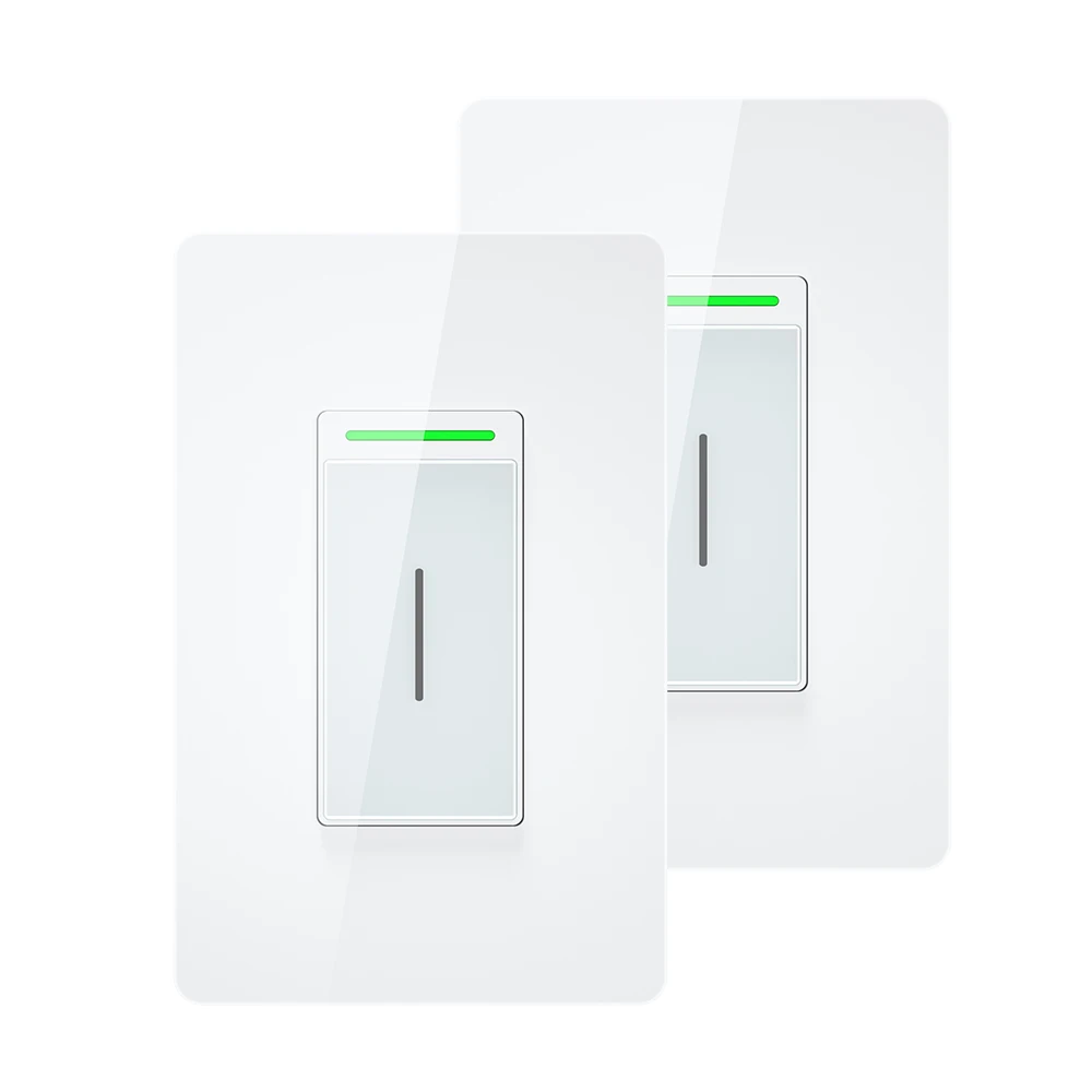 Remote Control, 2.4GHz Wi-Fi 3 Way Smart Switch WiFi Light Switch Three Way Compatible with Alexa and Google Home