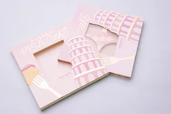 Customized Eco-friendly Cardboard Empty Eyeshadow Palette Paper Case Packaging Cosmetic Makeup Eyeshadow Packaging