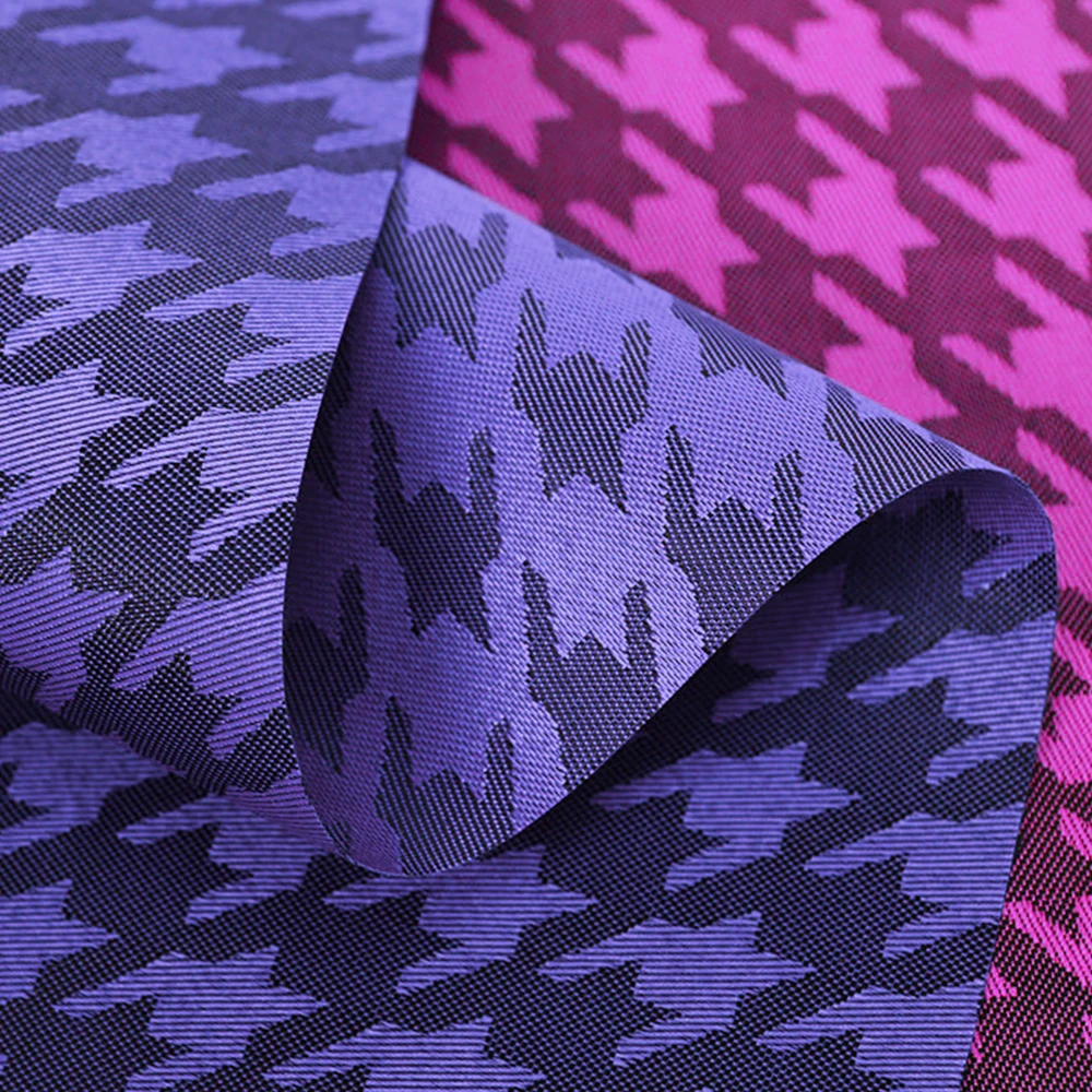 Comfortable touch dyed-yarn jacquard upholstery fabric polyester jacquard fabric