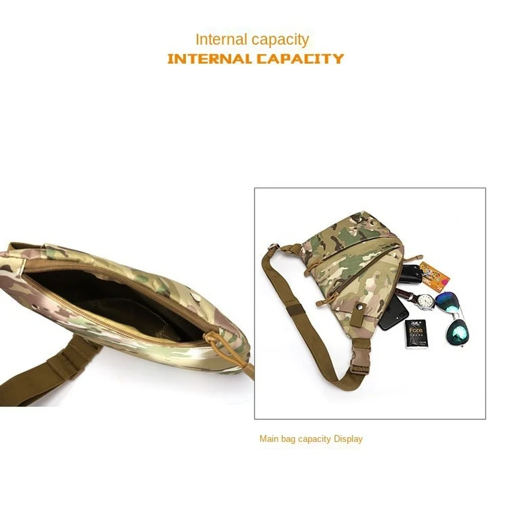 Chest Bags Camouflage Tactical Bag  for Men Waterproof Nylon Bags
