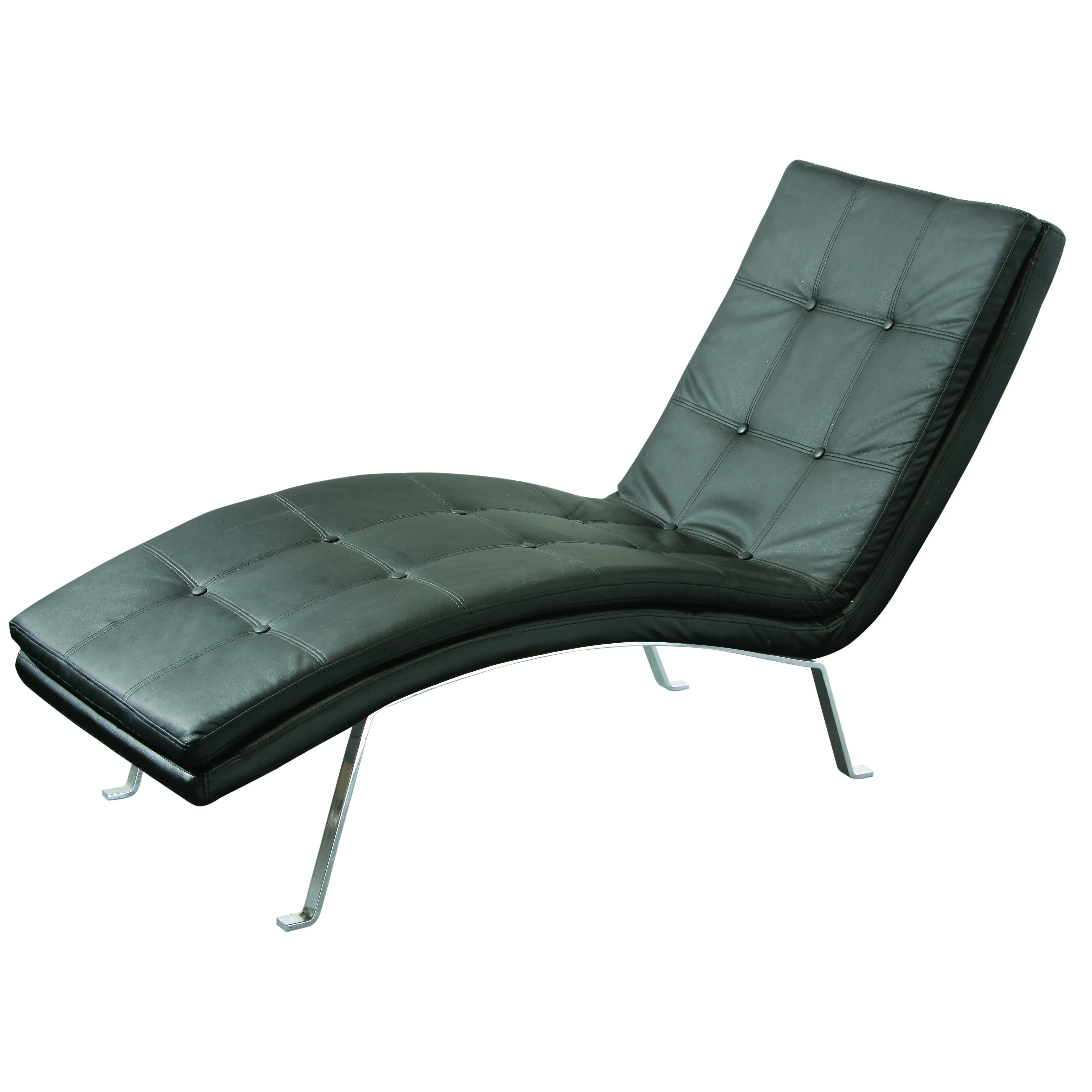 Lazy Lounge Sofa Furniture Chair Design OEM Chaise Lounge Modern Luxury Living Room Customized Bonded Genuine Leather