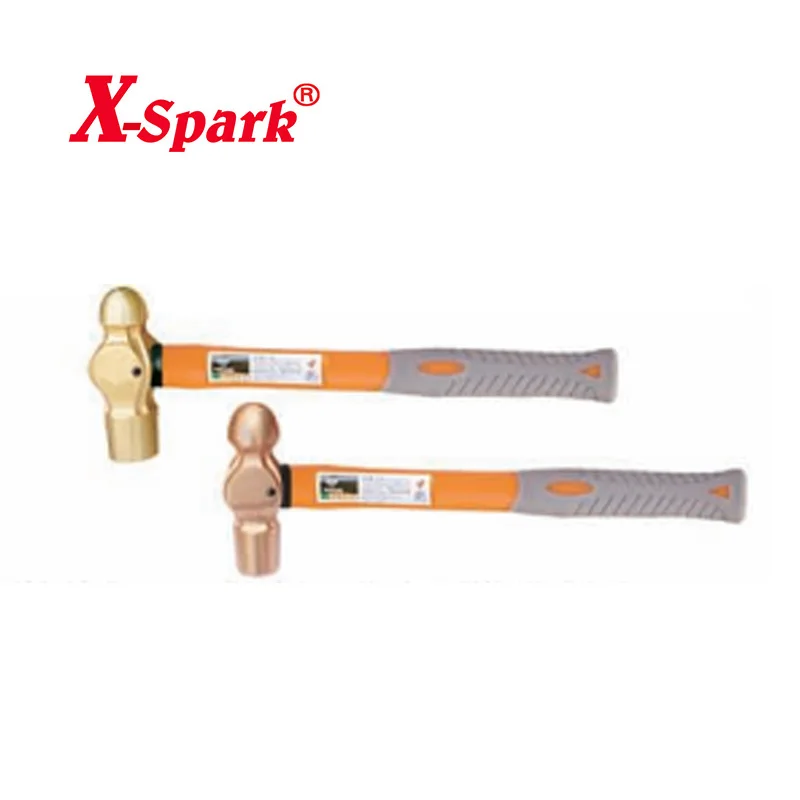 X-Spark Non Sparking Non Magnetic Explosion proof handle hammer Ball Pein