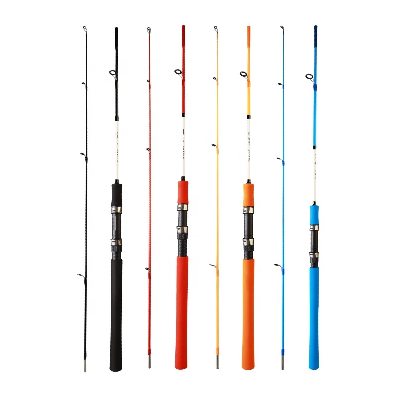 Palmer 1.5m 1.8m 4 colors ultra light ice fishing rod blanks strong heavy ice rods plastic ice fishing rod and reel combo