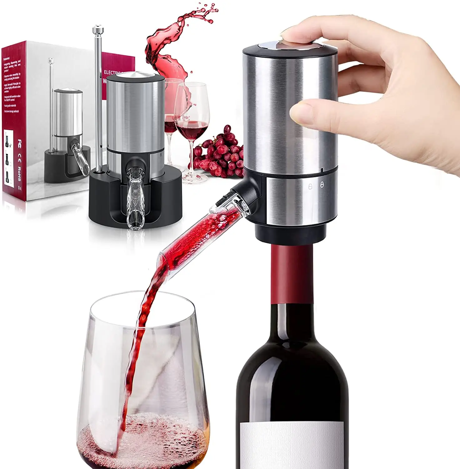 Forneed 2021 Best Price Electric Wine Aerator Pourer Dispenser for Amazon