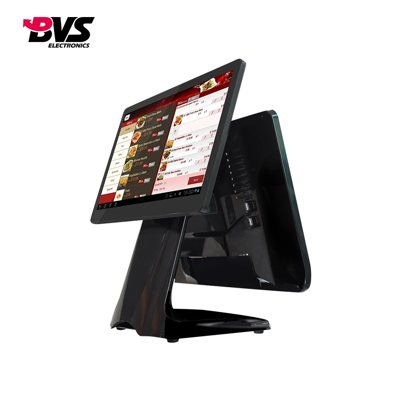 15.6 inch dual touch Screen high quality tablet stand pos monitor payment system with wifi