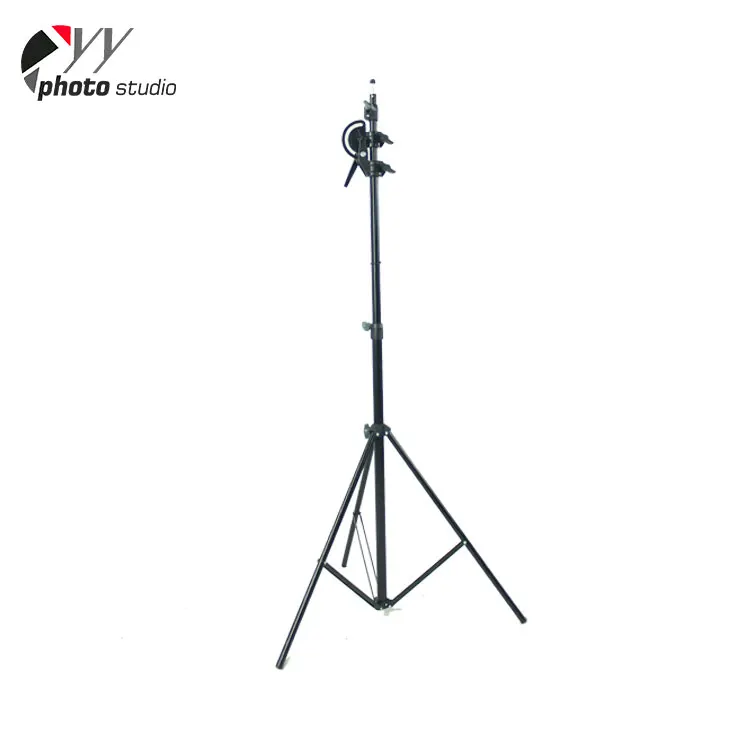 Photographic equipment portable light stand with photography arm